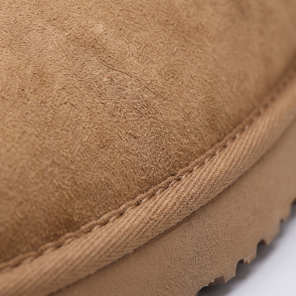 Fur-Lined Winter Slippers