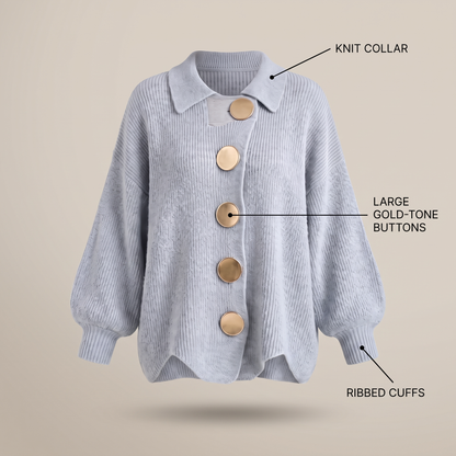 REFINED LAYER KNIT CARDIGAN