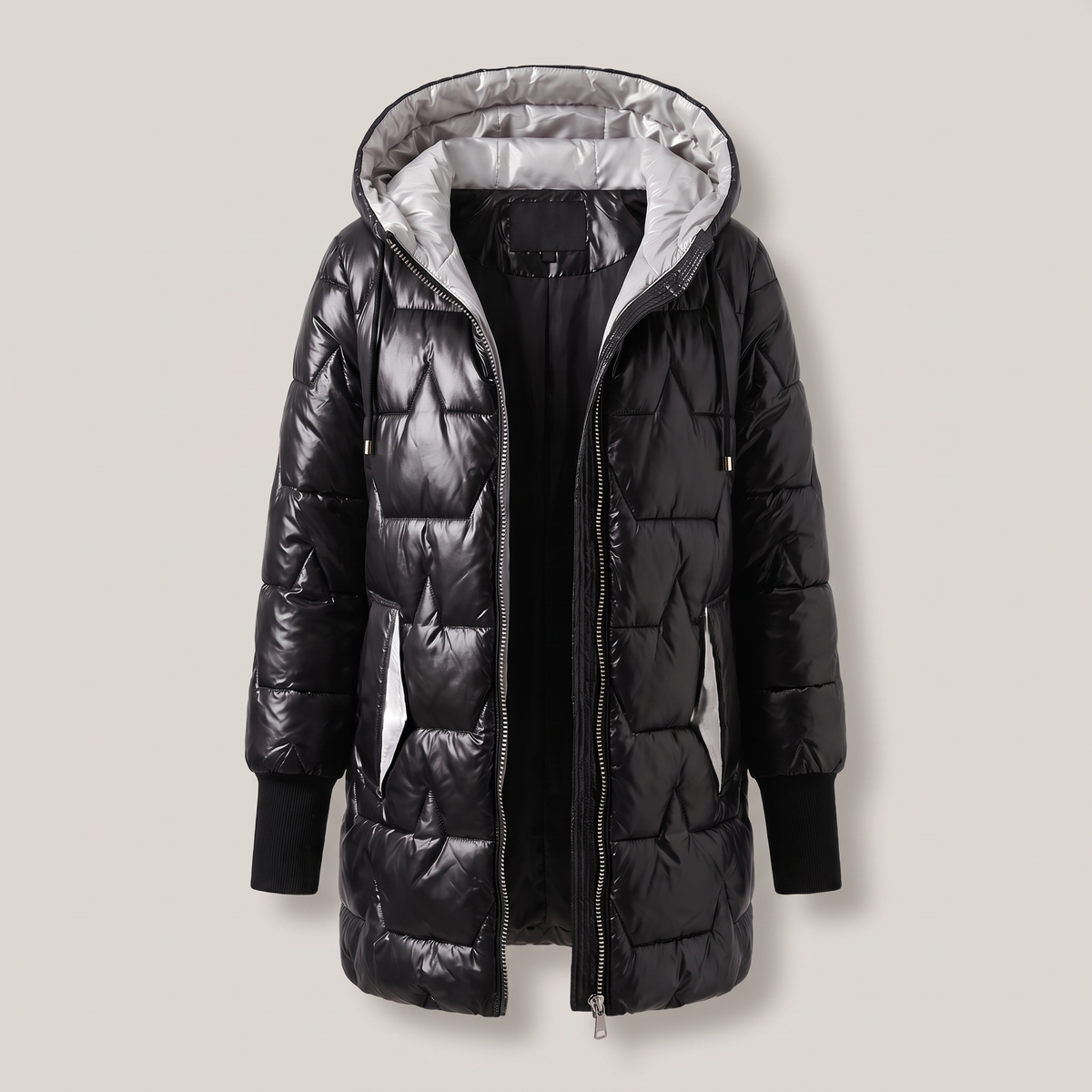 Luxury Warm Hooded Coat
