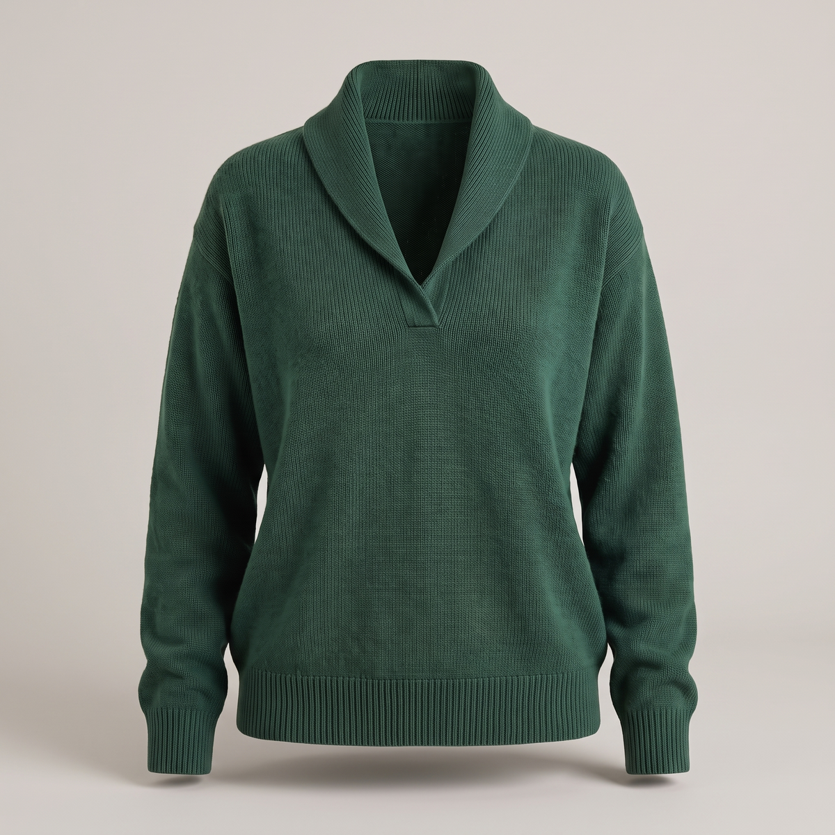 Classic V-Neck Knit Jumper