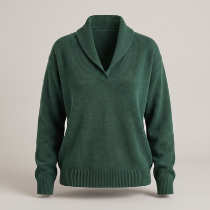 Classic V-Neck Knit Jumper