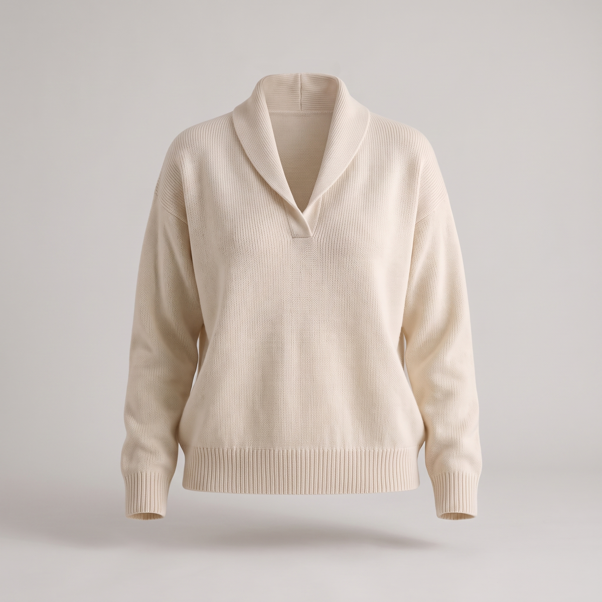 Classic V-Neck Knit Jumper