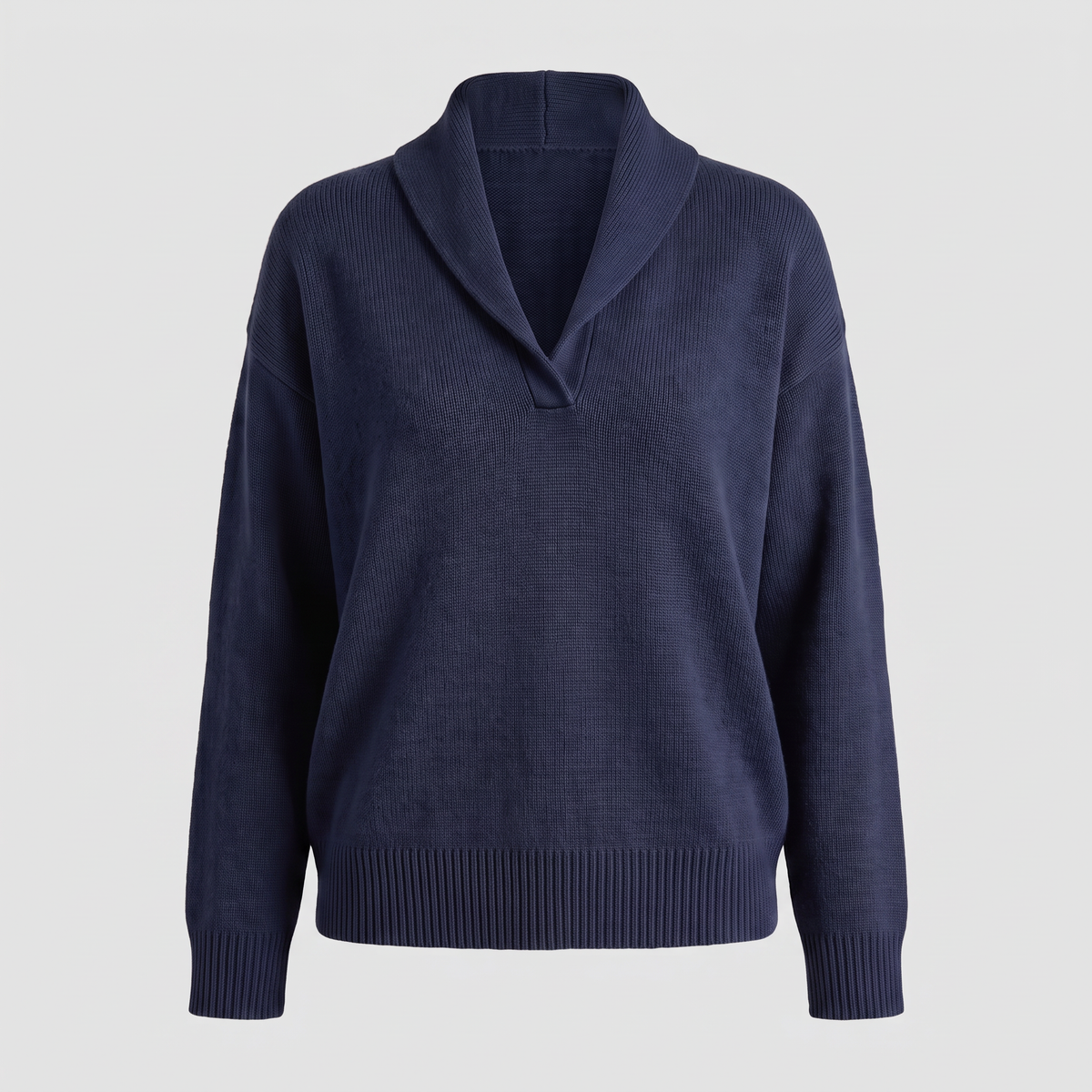 Classic V-Neck Knit Jumper