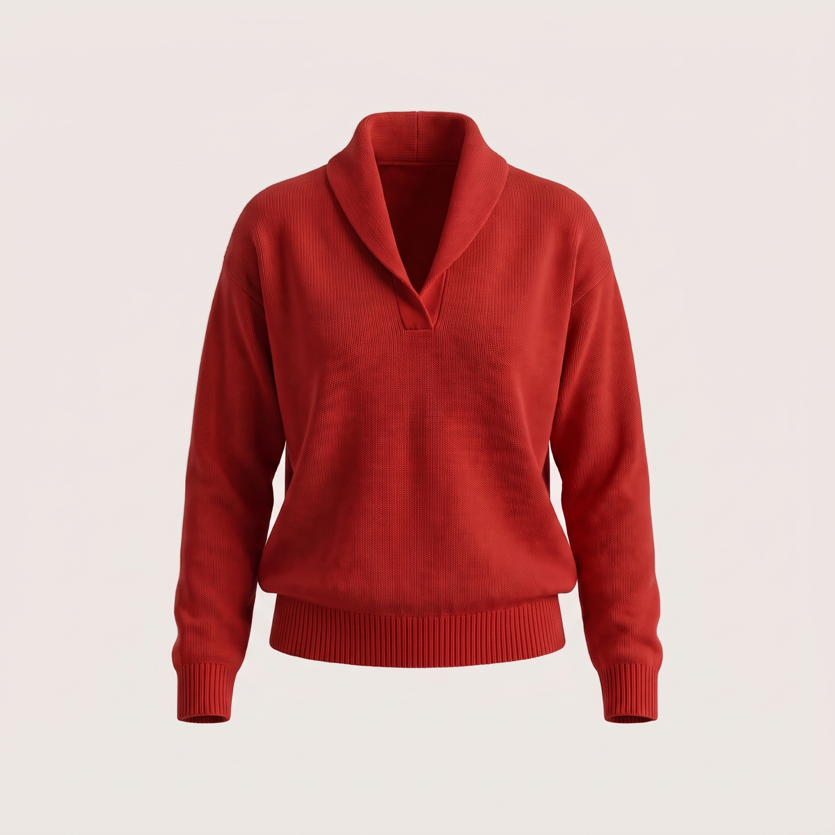 Classic V-Neck Knit Jumper