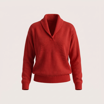 Classic V-Neck Knit Jumper