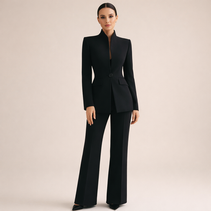 Vessalia Wide-Leg Tailored Suit