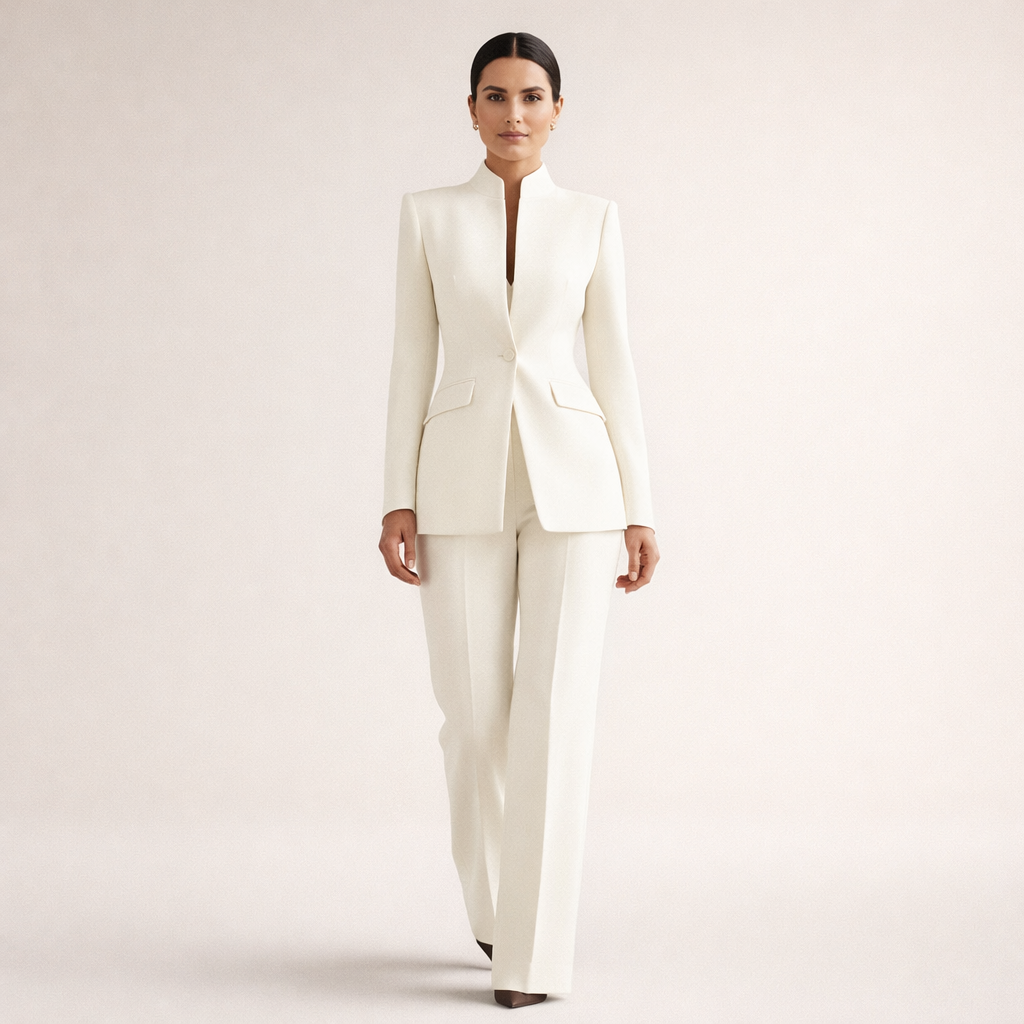 Vessalia Wide-Leg Tailored Suit