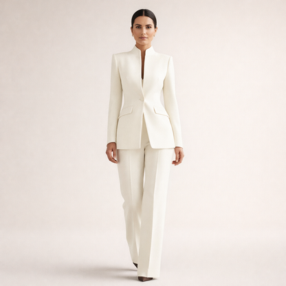 Vessalia Wide-Leg Tailored Suit