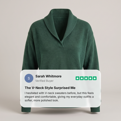 Classic V-Neck Knit Jumper