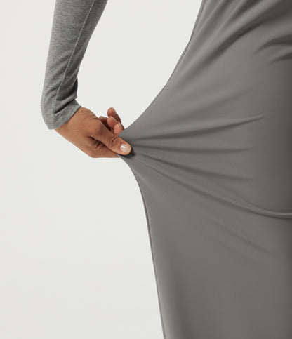 High-Rise Straight-Leg Office Pants